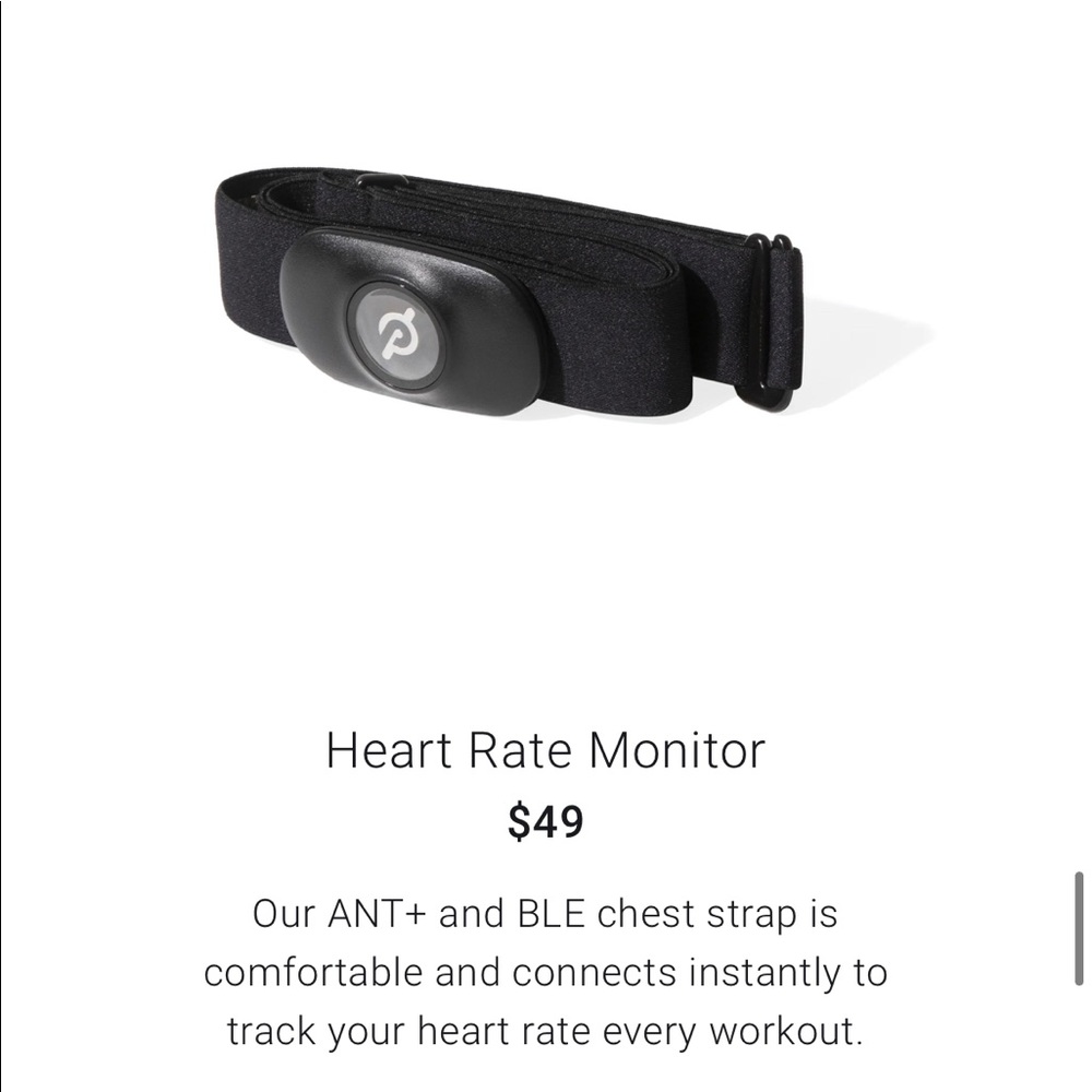PELOTON Heart Monitor